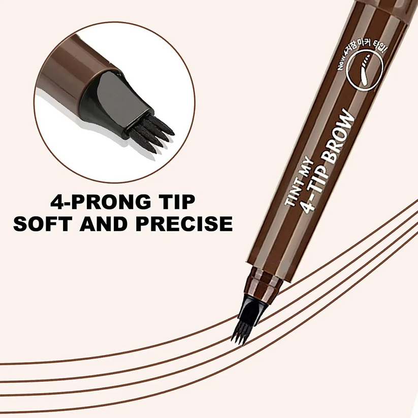Waterproof 4 Points Long Lasting Eyebrow Pen